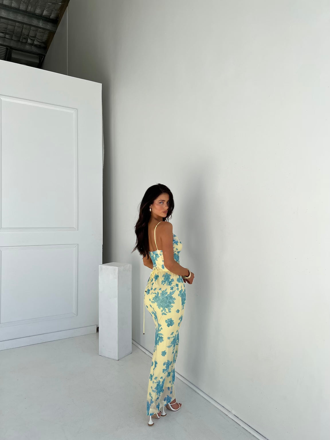 Indie: Sleeveless Floral Maxi Dress