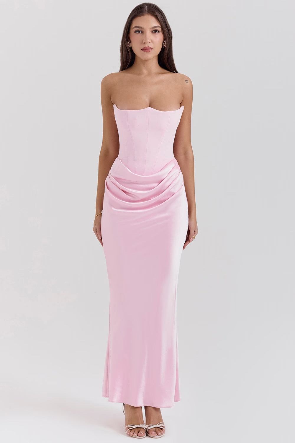 Tessa: Strapless Maxi Dress