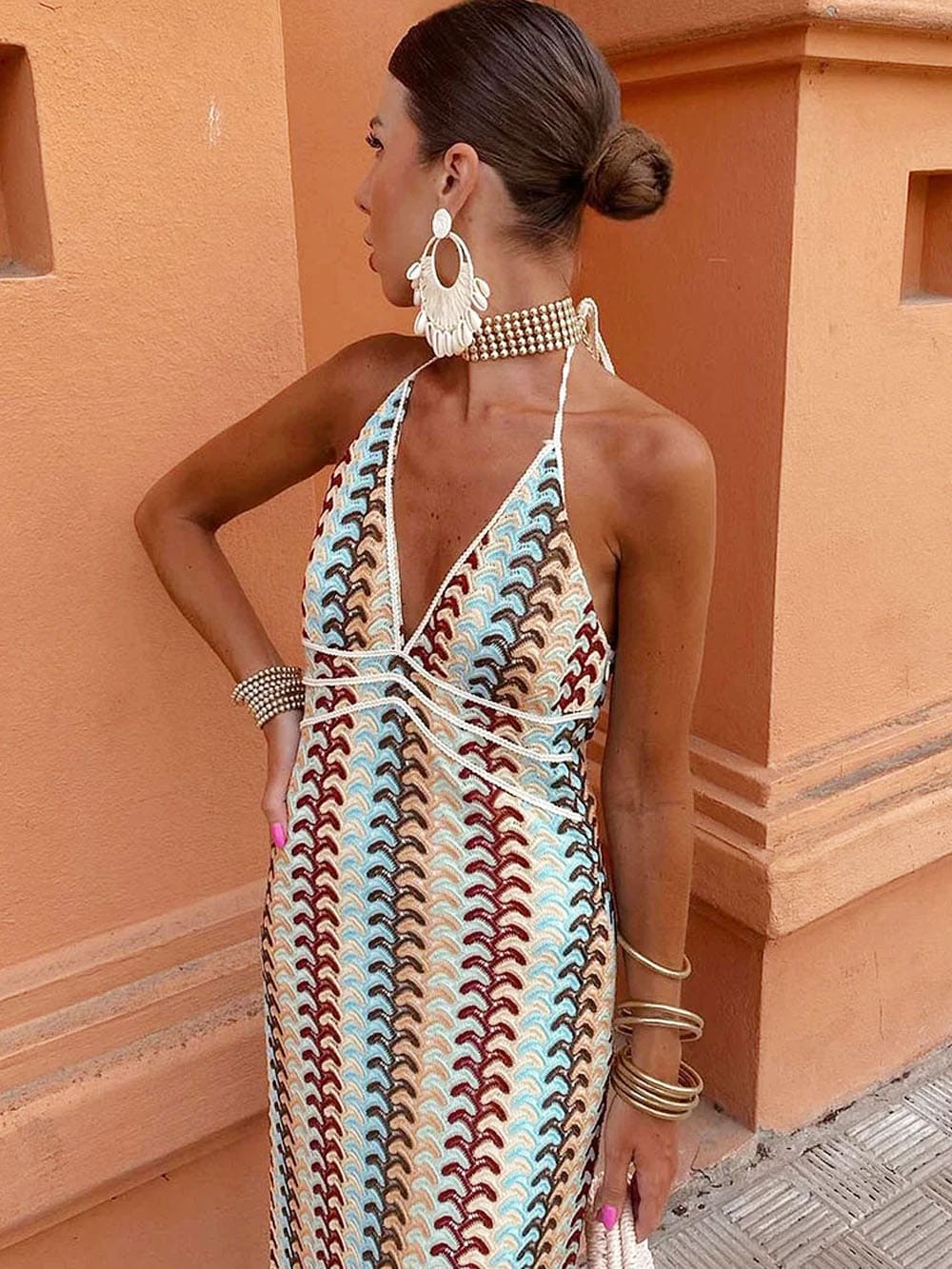 Vita Di Palma™ | Vacation Maxi Dresses-Beige