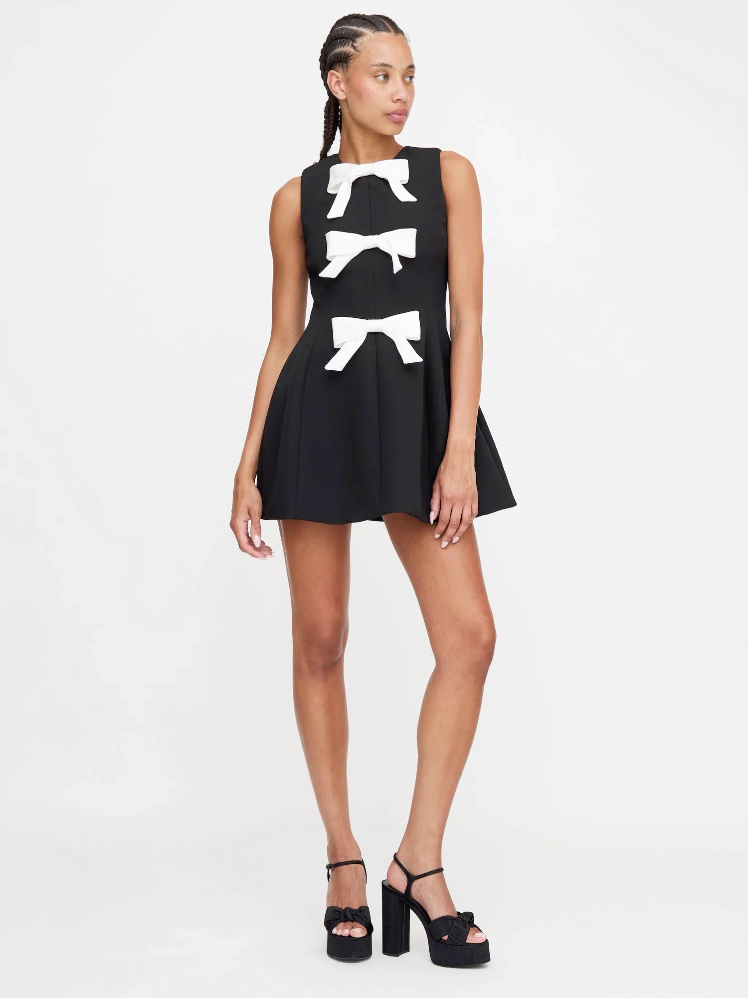 Vita Di Palma™ | Silk Bow Charm Mini Dress