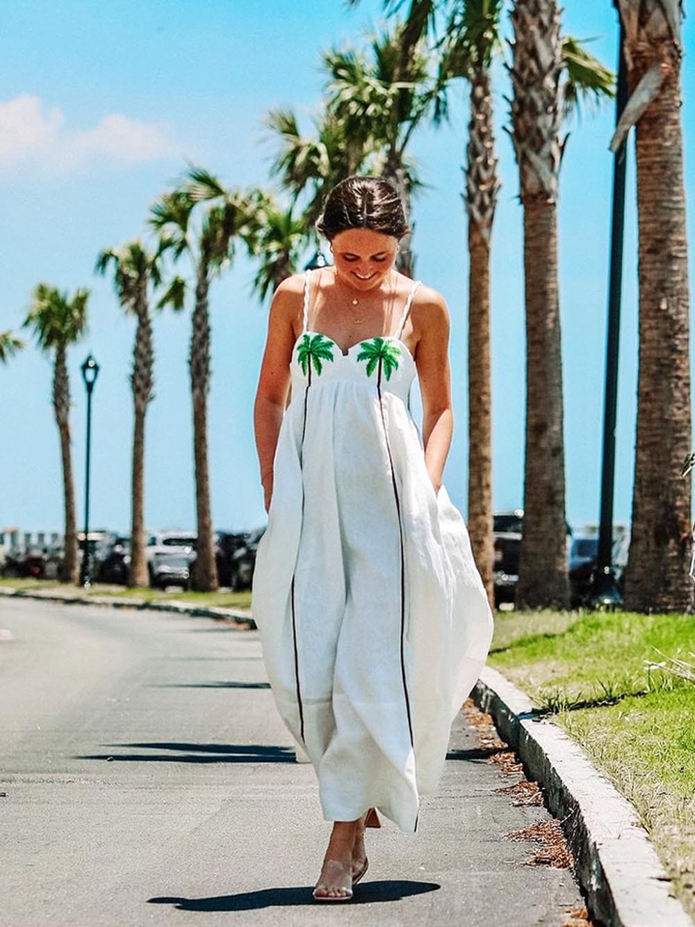 Vita Di Palma™ | Palm Oasis Slip Dress