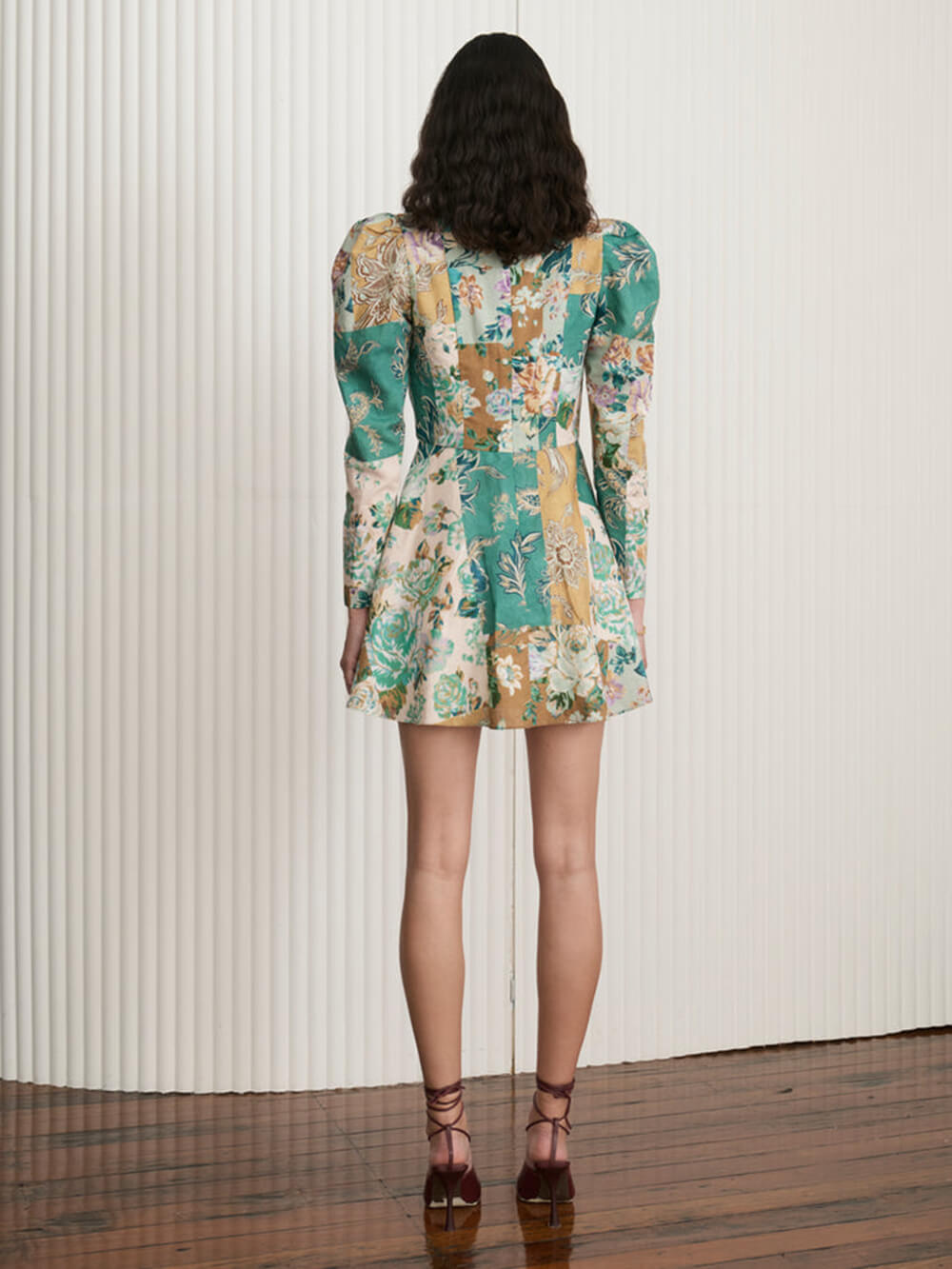 Vita Di Palma™ | Hand-Painted Printed Mini Dress