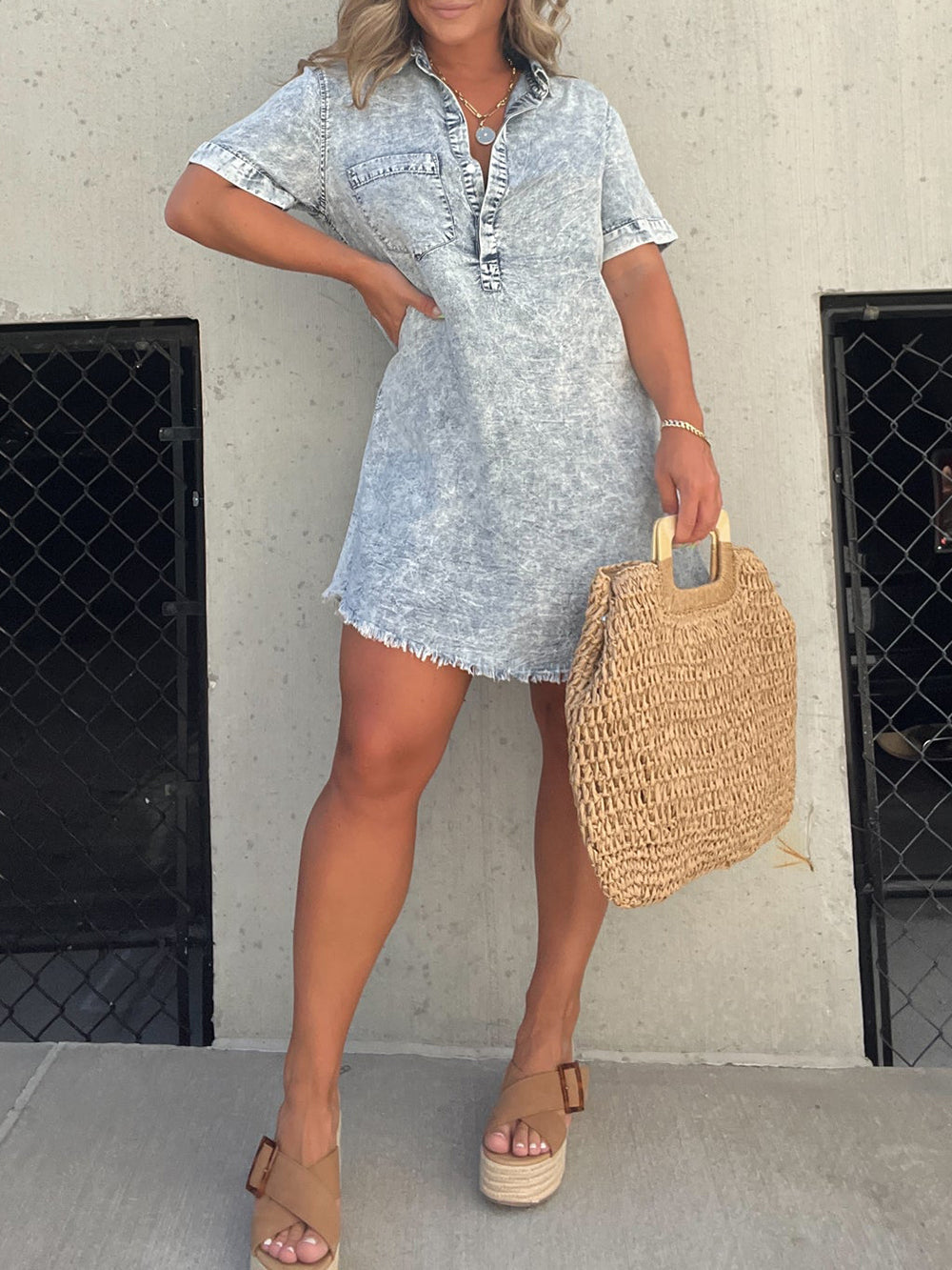 Vita Di Palma™ | Happy Endings Tencel Shirt Dress