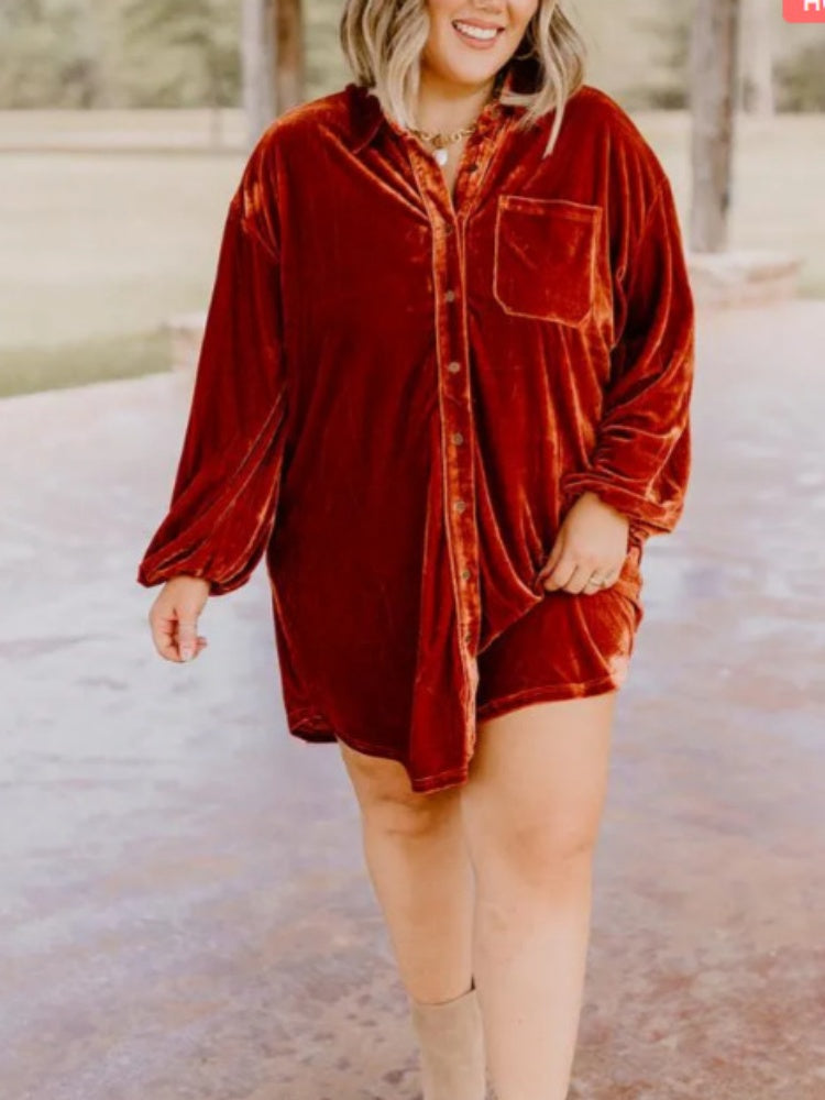 Vita Di Palma™ | Casual Loose Shirt Dress