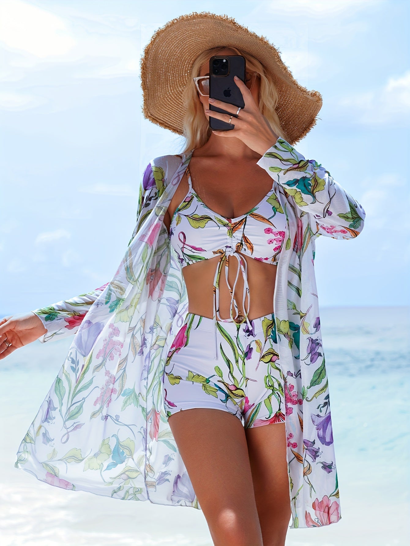 Vita Di Palma™ | 3-Piece Bow Bikini Set