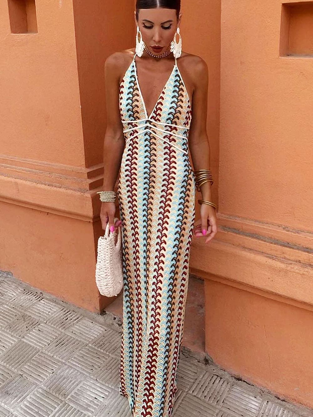 Vita Di Palma™ | Vacation Maxi Dresses-Beige