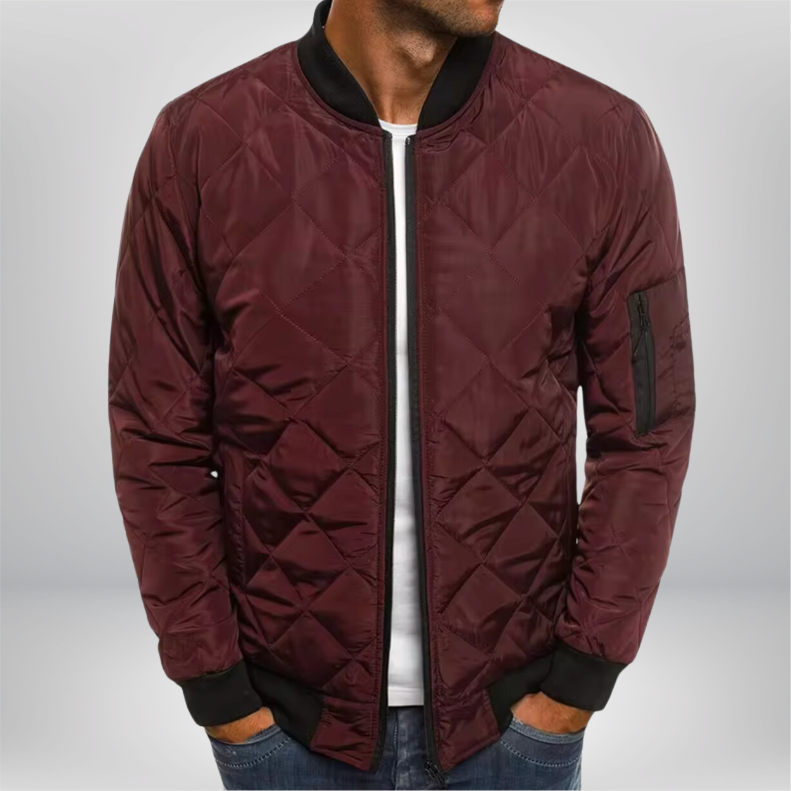 Vita Di Palma™ | Quilted Bomber Jacket