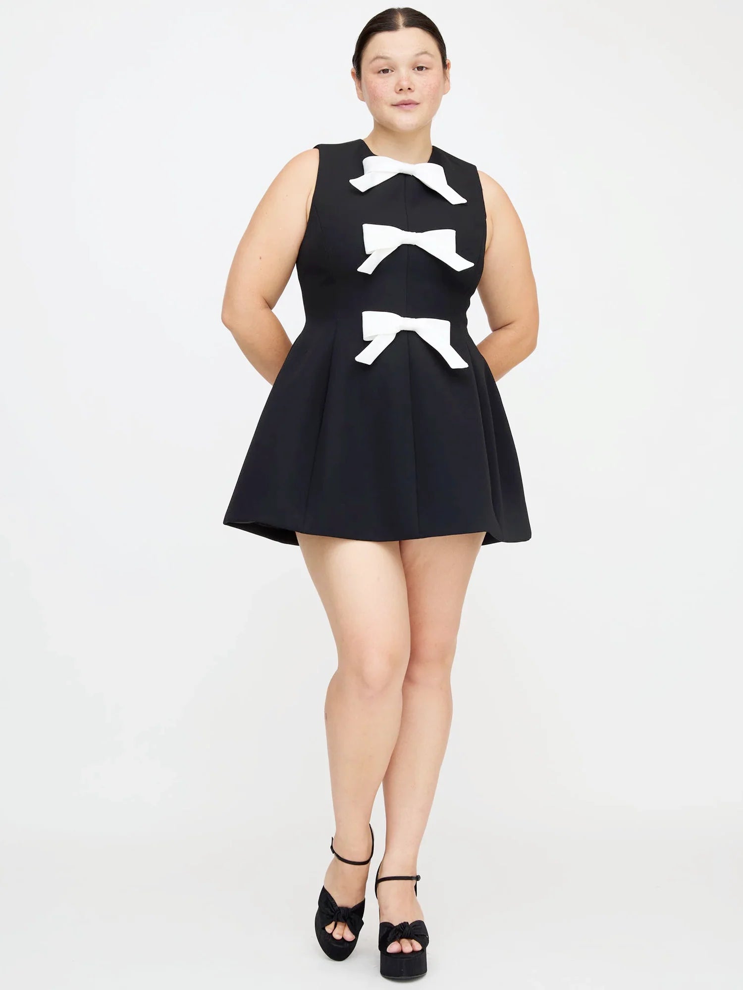 Vita Di Palma™ | Silk Bow Charm Mini Dress