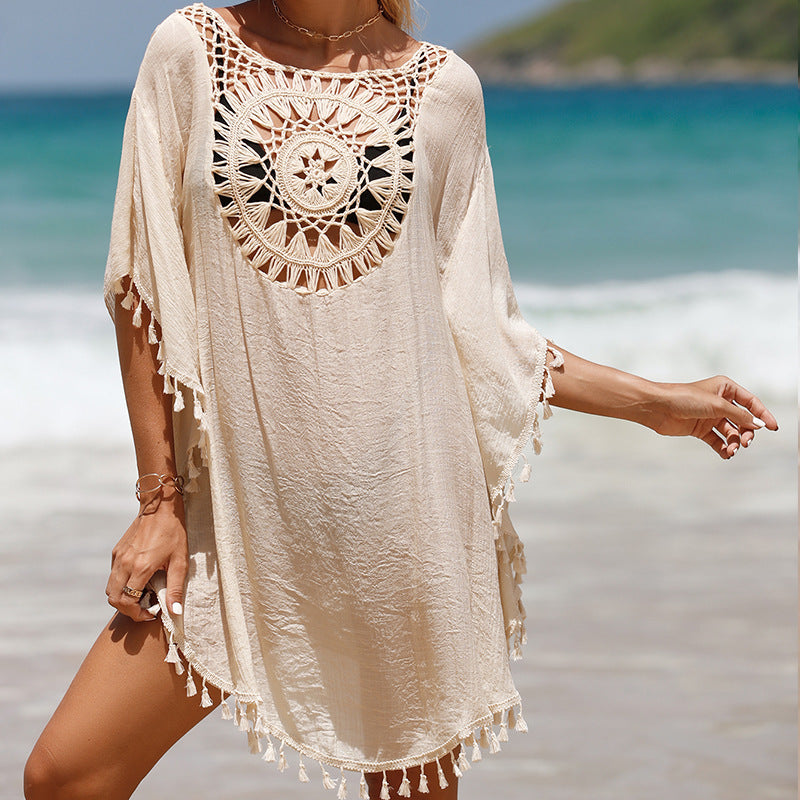 Vita Di Palma™ | Barefoot Dreams: Beach Sun Protection Cover-Up In Pearl