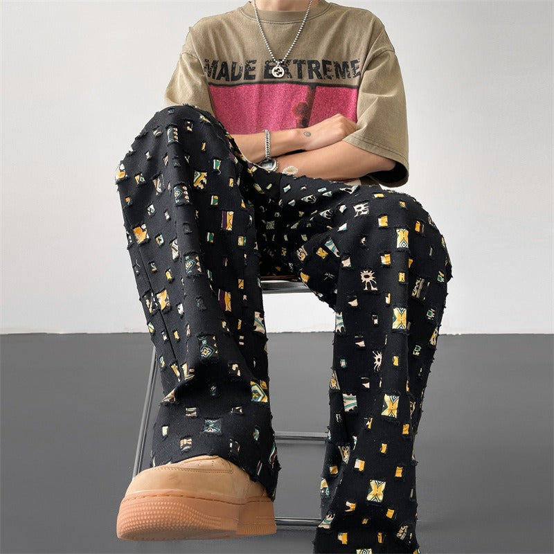 Vita Di Palma™ | Ripped Patchwork Pants