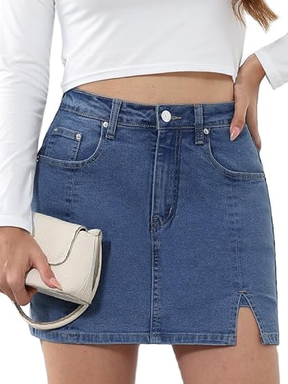 Kylie Denim Skort