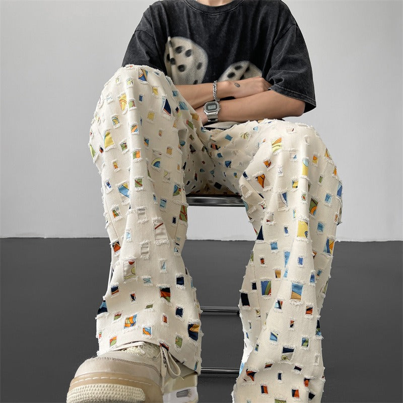 Vita Di Palma™ | Ripped Patchwork Pants