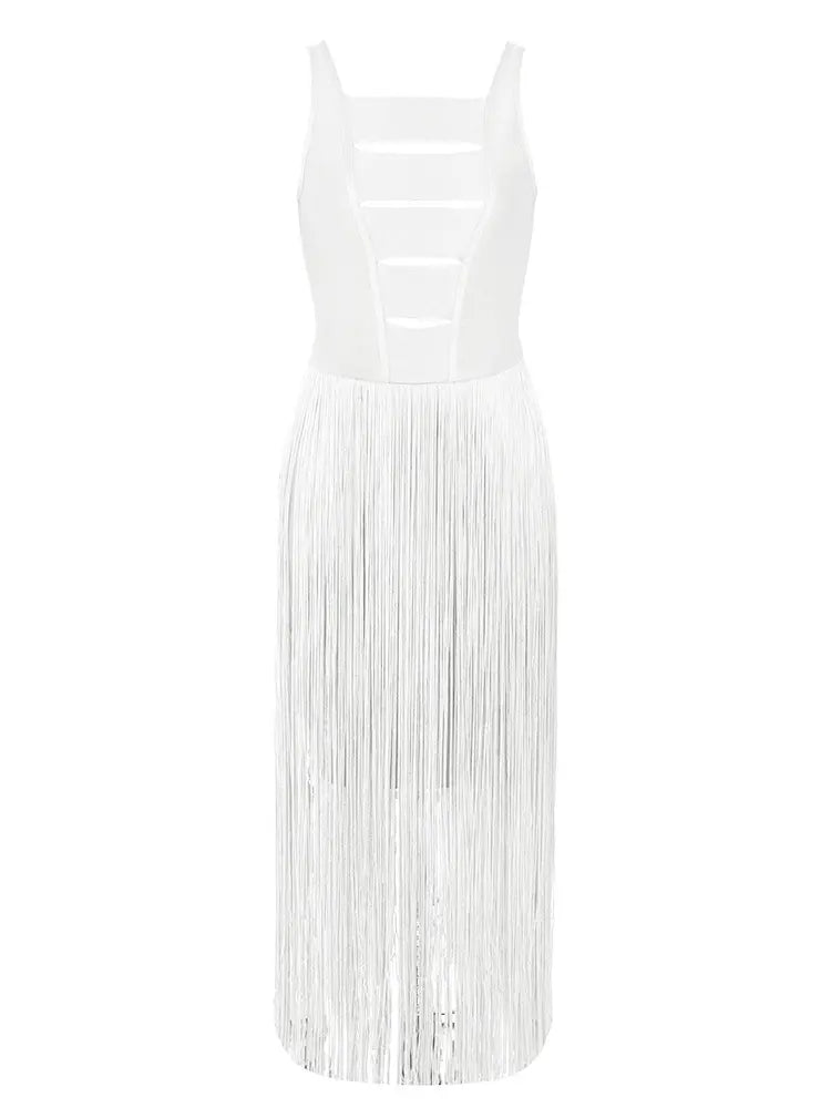 Vita Di Palma™ | Vintage Sexy Strapless Fringe Bandage Dress