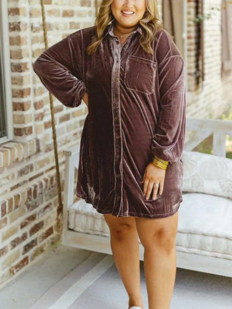 Vita Di Palma™ | Casual Loose Shirt Dress