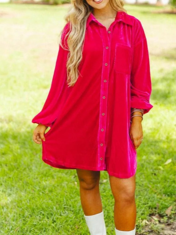 Vita Di Palma™ | Casual Loose Shirt Dress