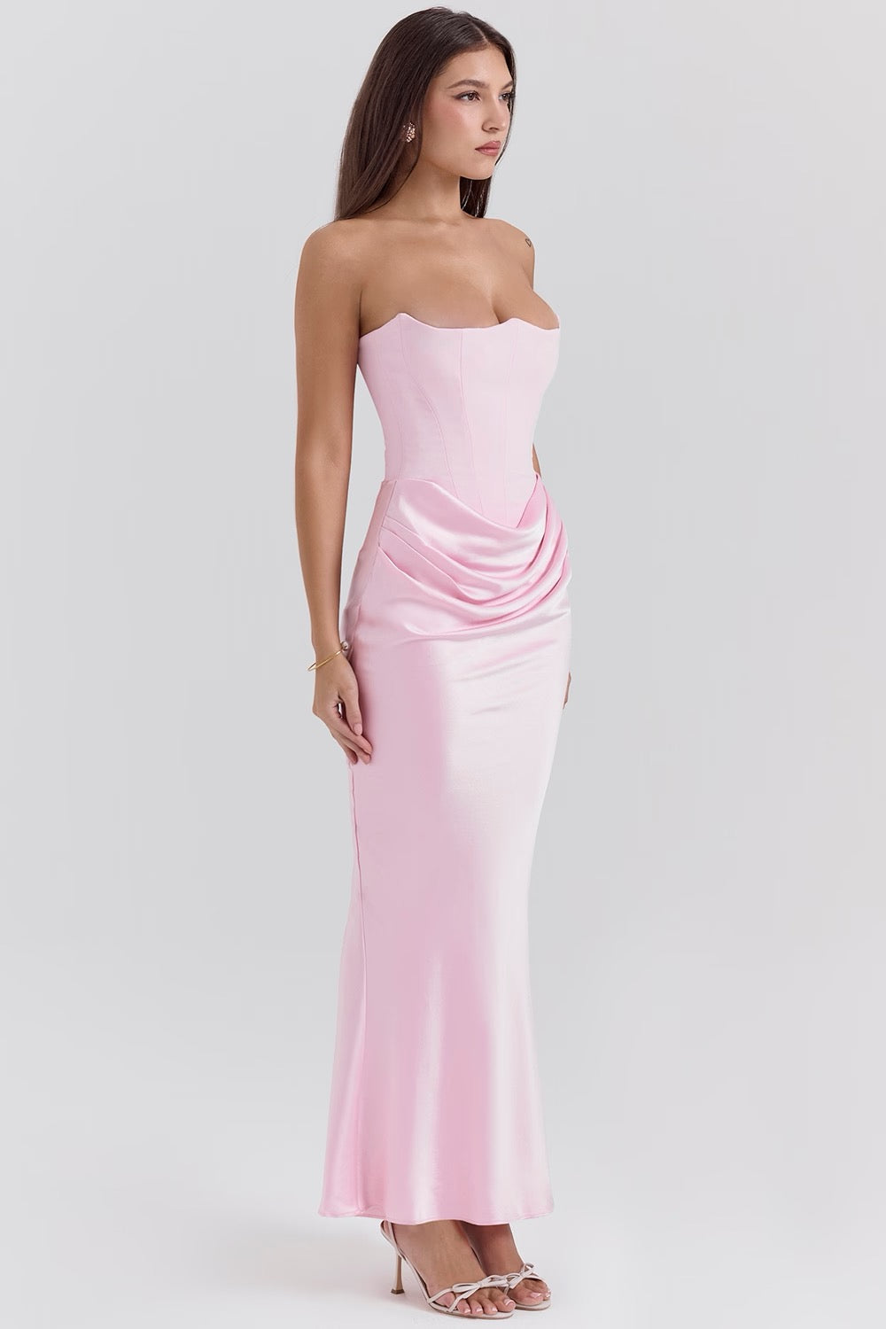 Tessa: Strapless Maxi Dress