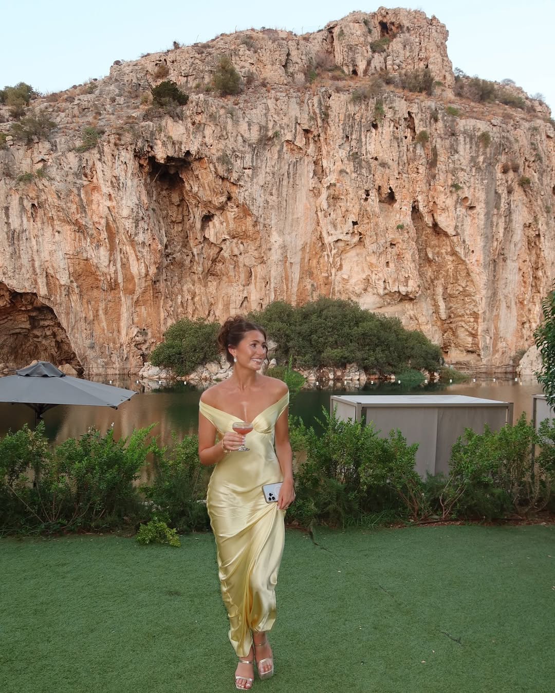 Emory: Satin Backless Maxi Dress