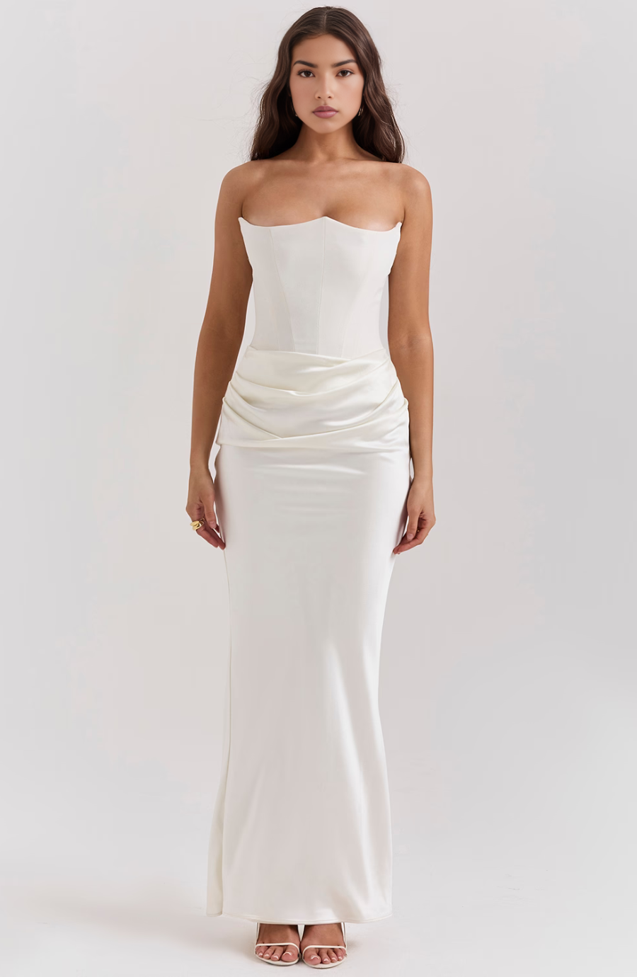 Tessa: Strapless Maxi Dress