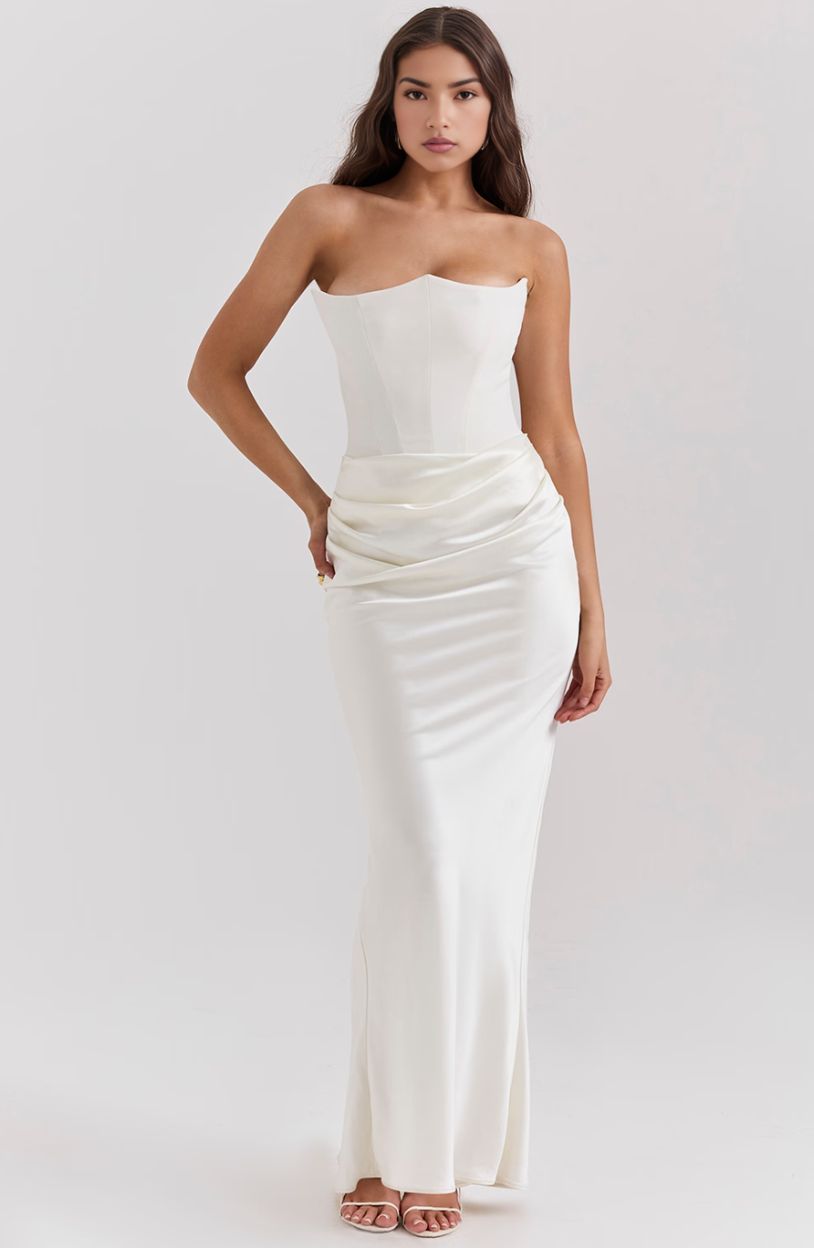 Tessa: Strapless Maxi Dress