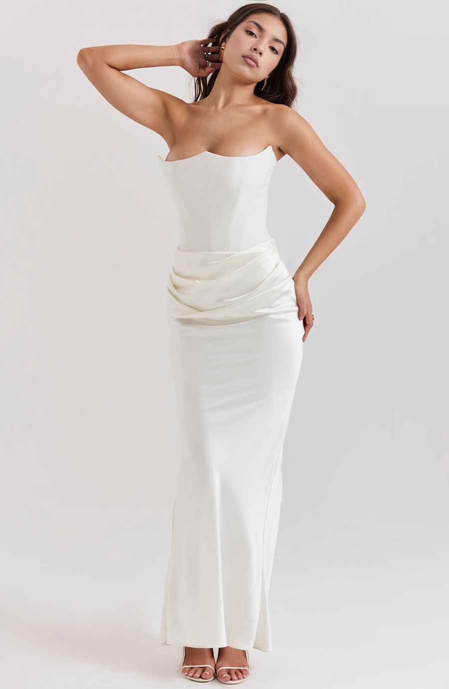 Tessa: Strapless Maxi Dress