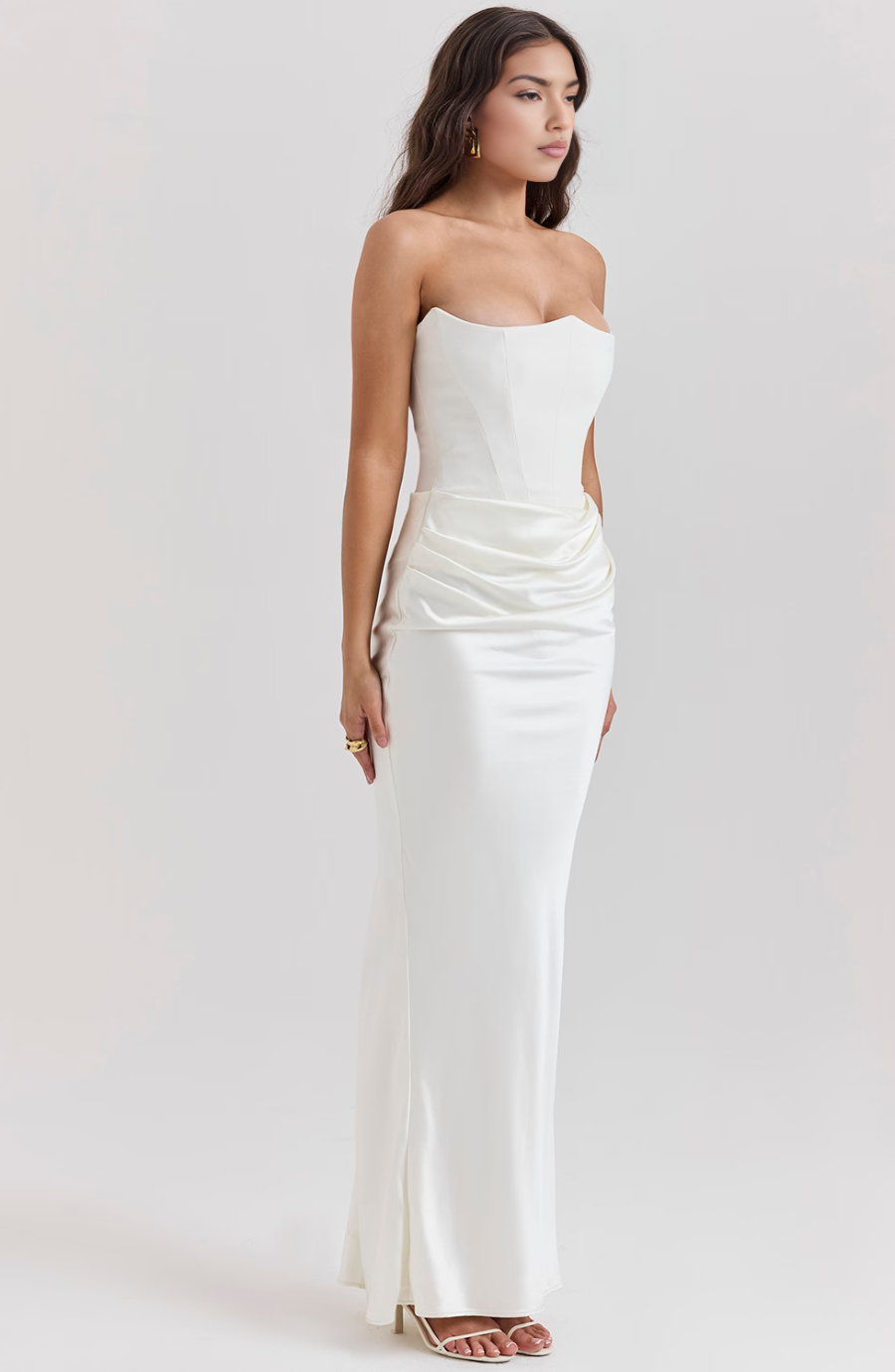 Tessa: Strapless Maxi Dress