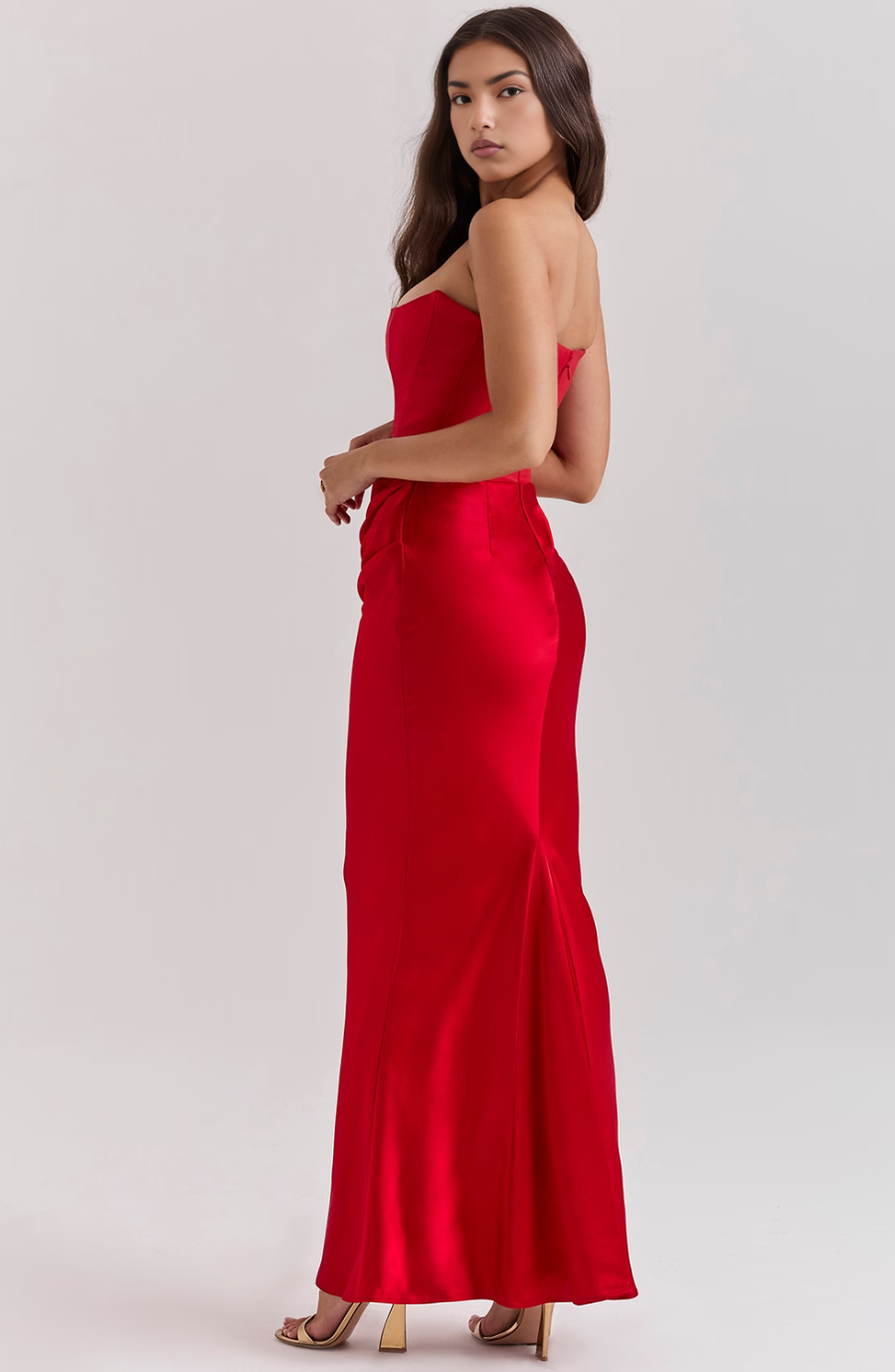 Tessa: Strapless Maxi Dress