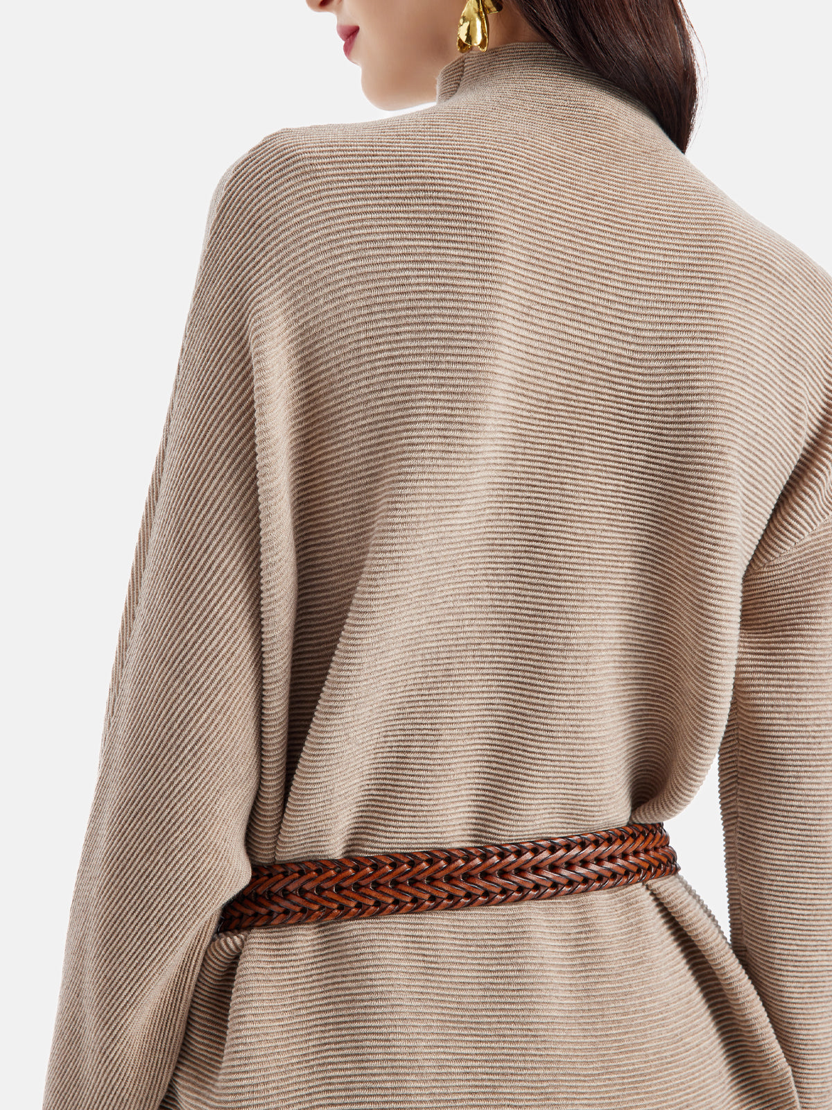 Vita Di Palma™ | Irregular Oversized High-Neck Sweater