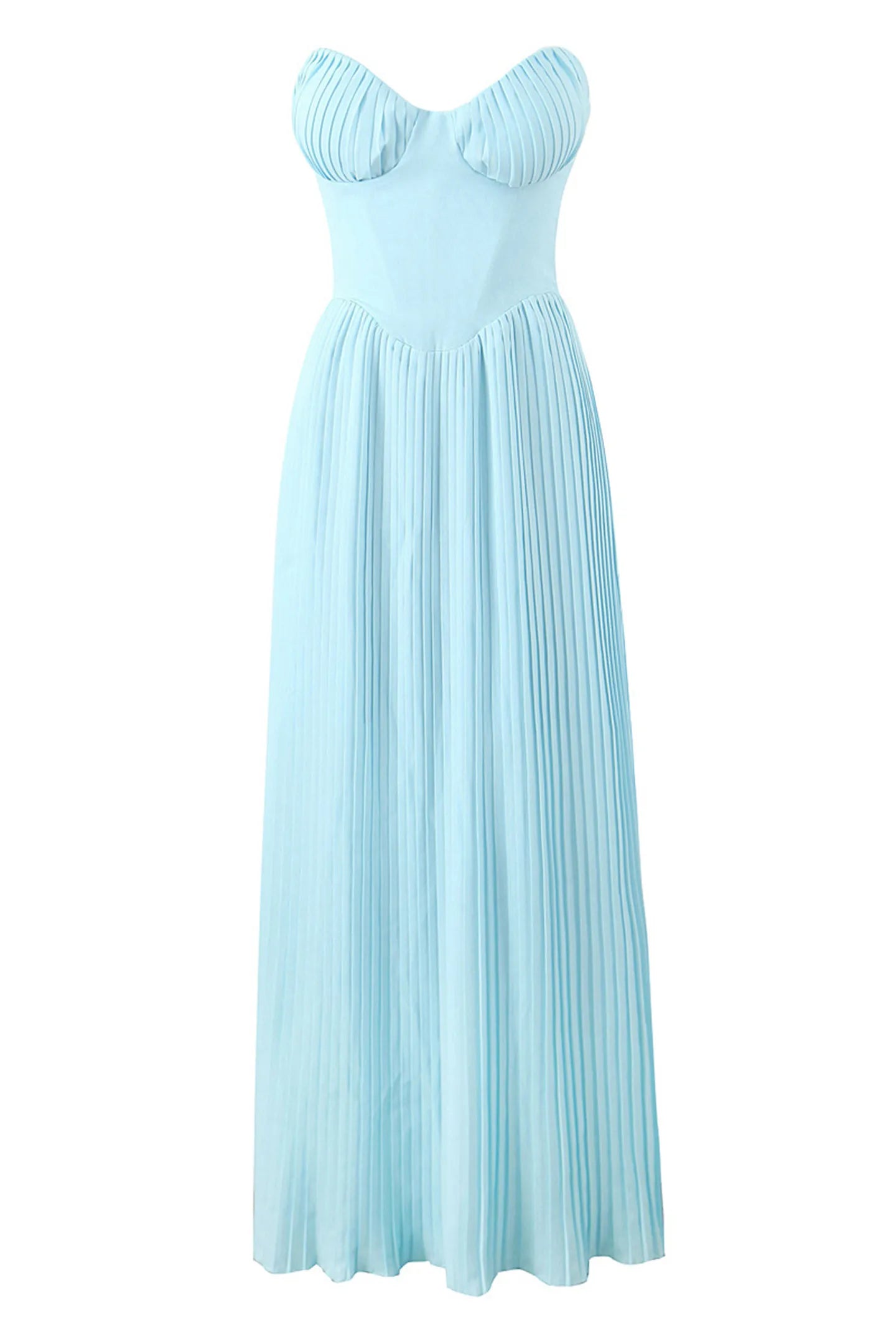 Cora: Strapless Maxi Dress