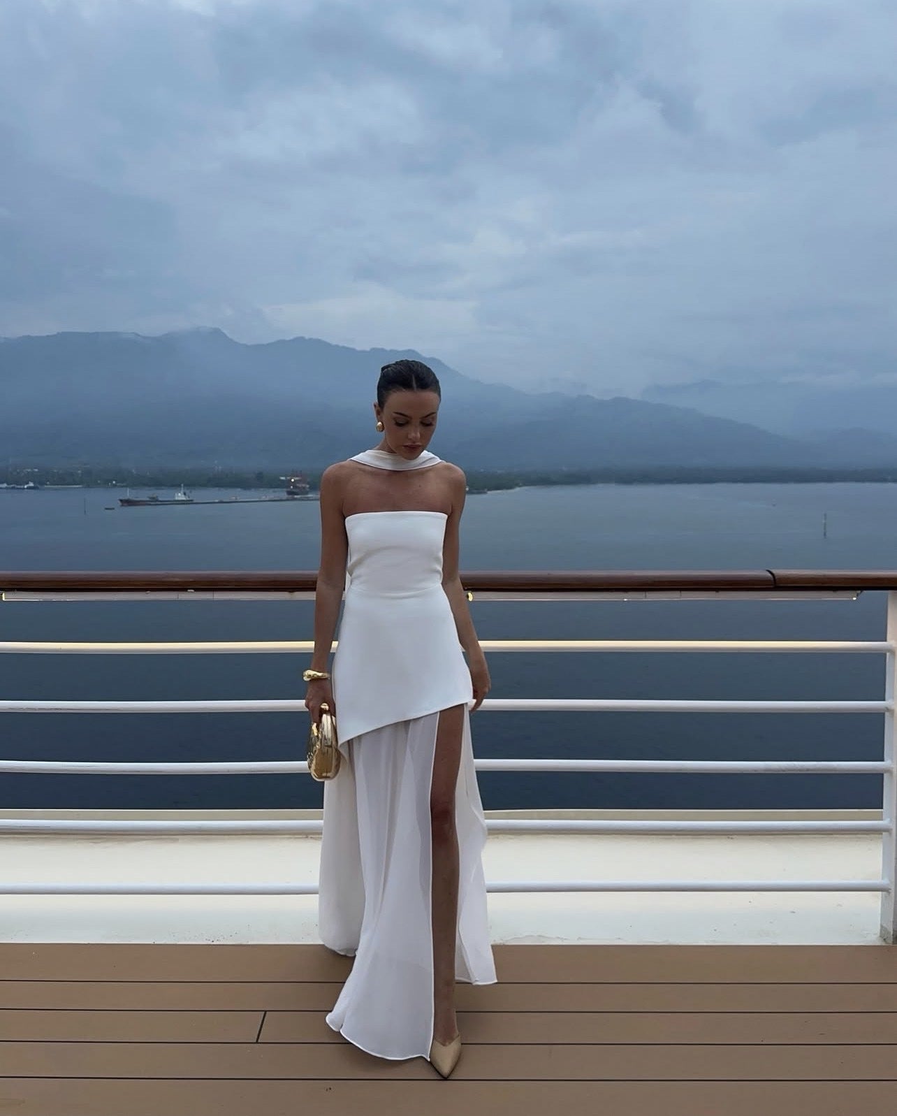 Valerie: Asymmetrical Maxi Dress