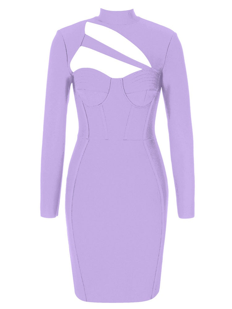 Vita Di Palma™ | Sexy Hollow Backed Long Sleeve Dress