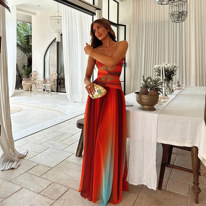 Laney: Strapless Maxi Dress