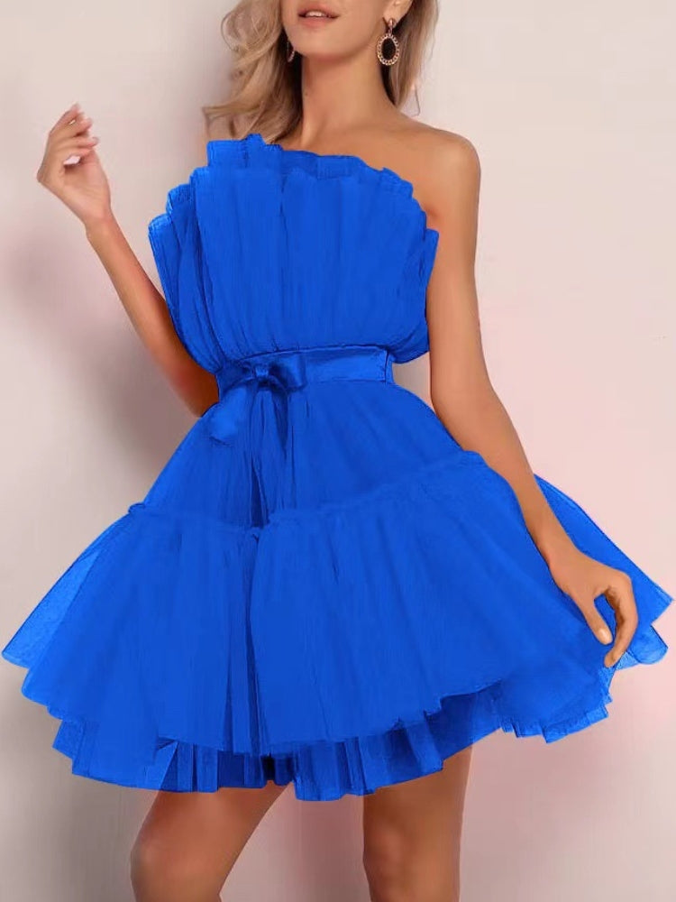 Vita Di Palma™ | Mesh Bow Tulle Dress