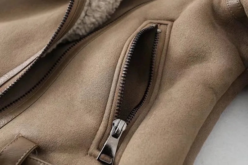 Vita Di Palma™ | Sherpa Leather Jacket