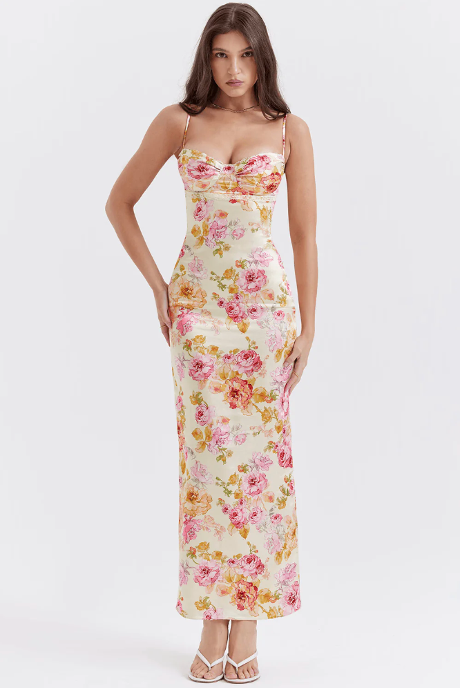 Amelia: Charming Floral Dress