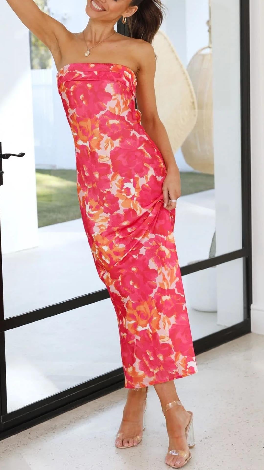Jodie: Chic Strapless Dress