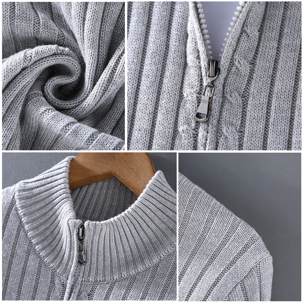 Vita Di Palma™ | Merino Zip Cardigan