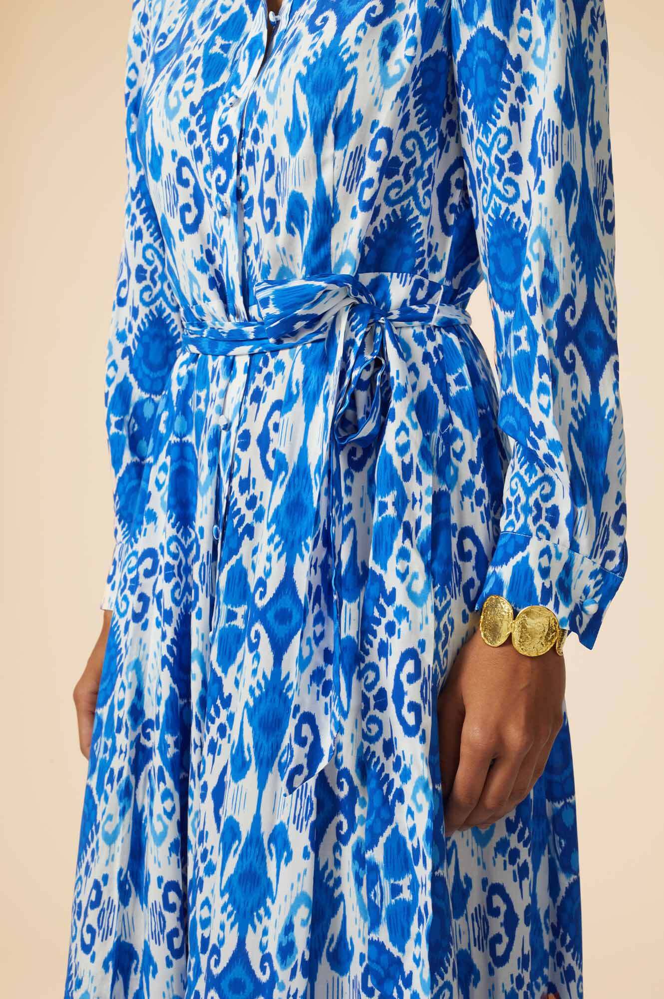 Vita Di Palma™ | Ikat Blue/White