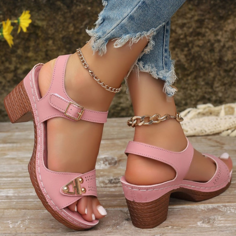 Jonna - Orthopedic Sandals with block heel