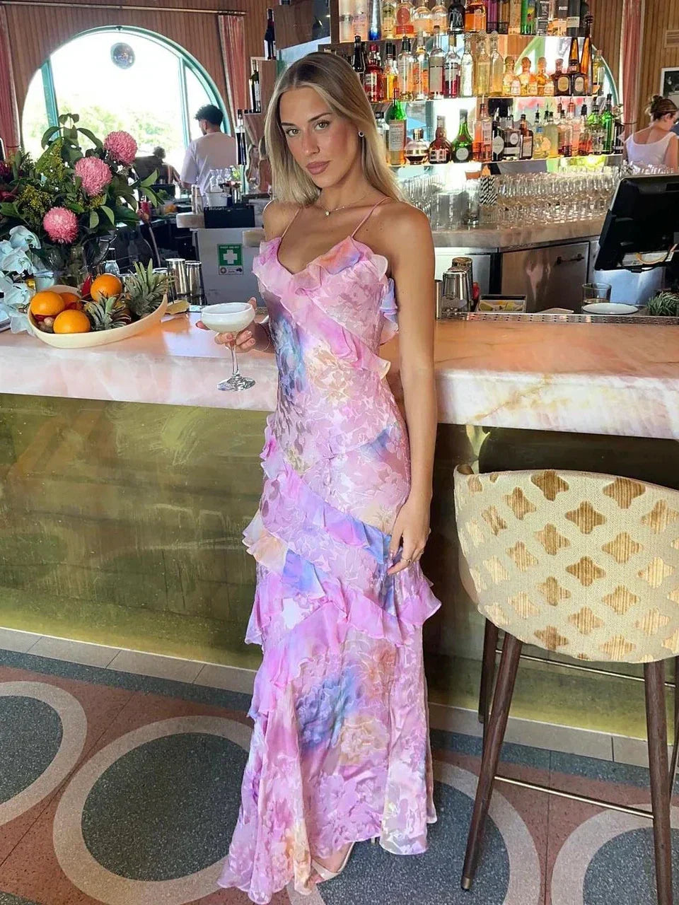 Cassidy: Charming Ruffle Dress